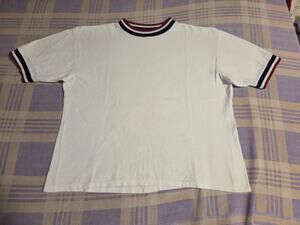 Vintage 60s T Shirt Fine Cotton Knit Sweater Striped Lord Clayton Ringer Boxy